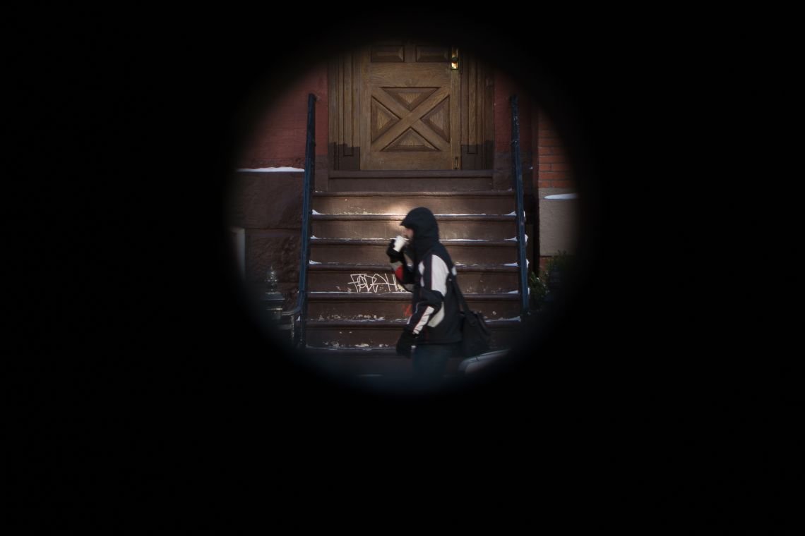 Pedestrian on Bedford Ave
