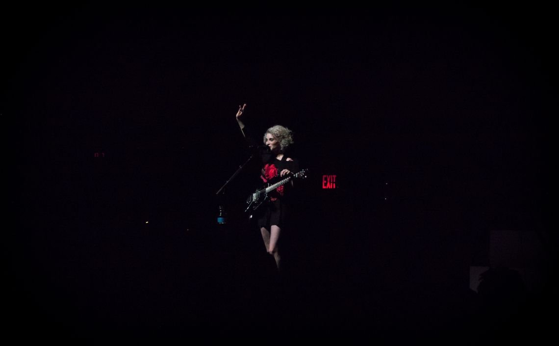 St. Vincent performing at Termainal 5