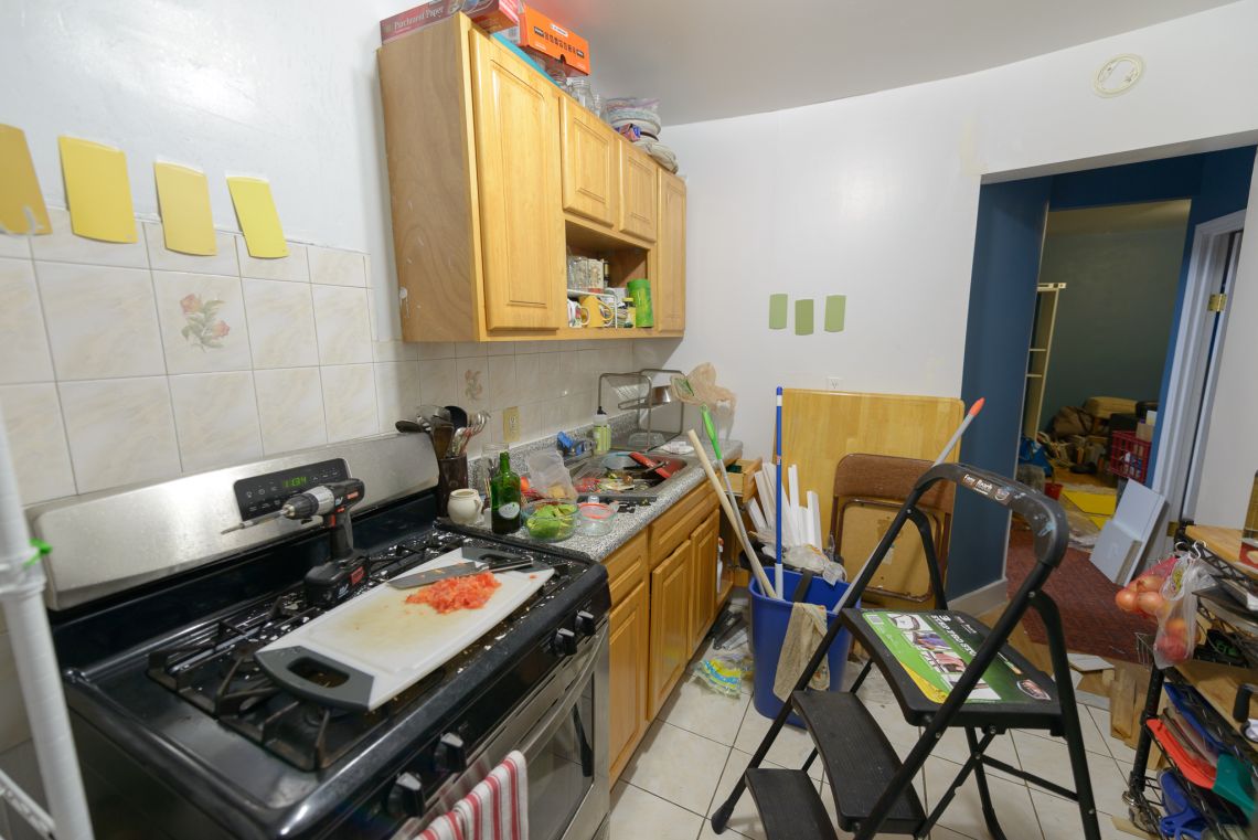 kitchen mess under construction
