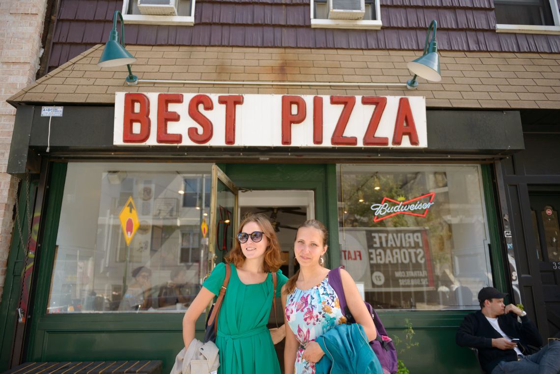 Outside Best Pizza