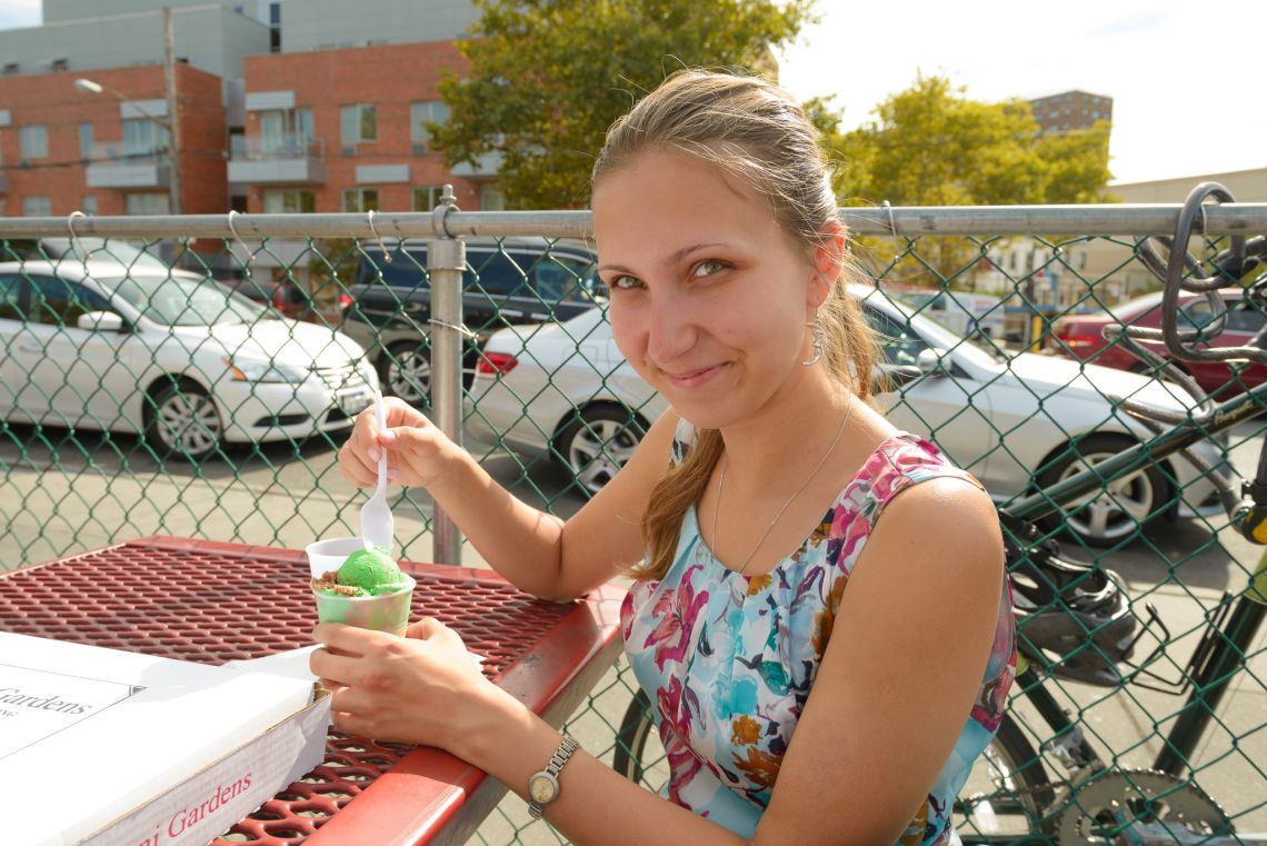 russian girl with spumoni