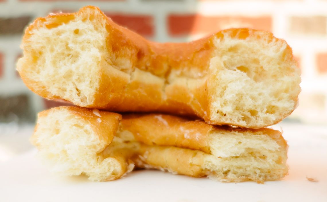 Sugar Donuts from both Moe's Doughs and Peter Pan Donuts and Pastries