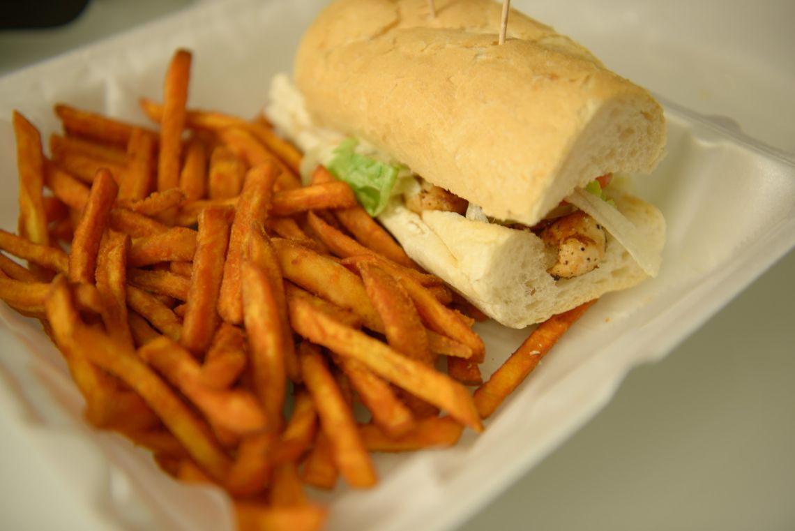 Shrimp Po Boy from Ernst Cafe