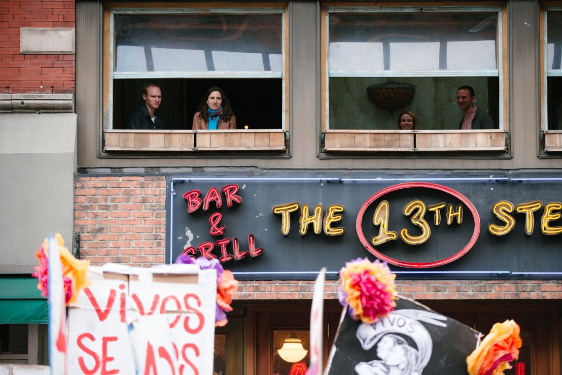 marchers at may day nyc 2015