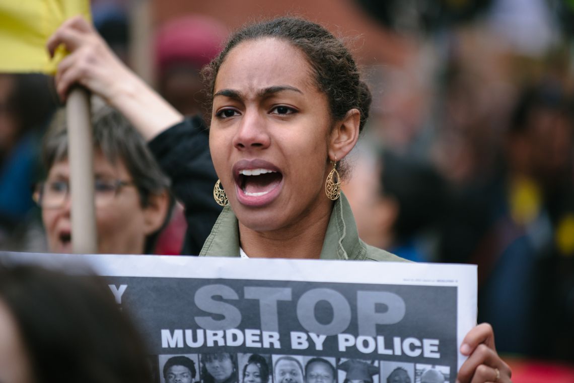 marchers at may day nyc 2015