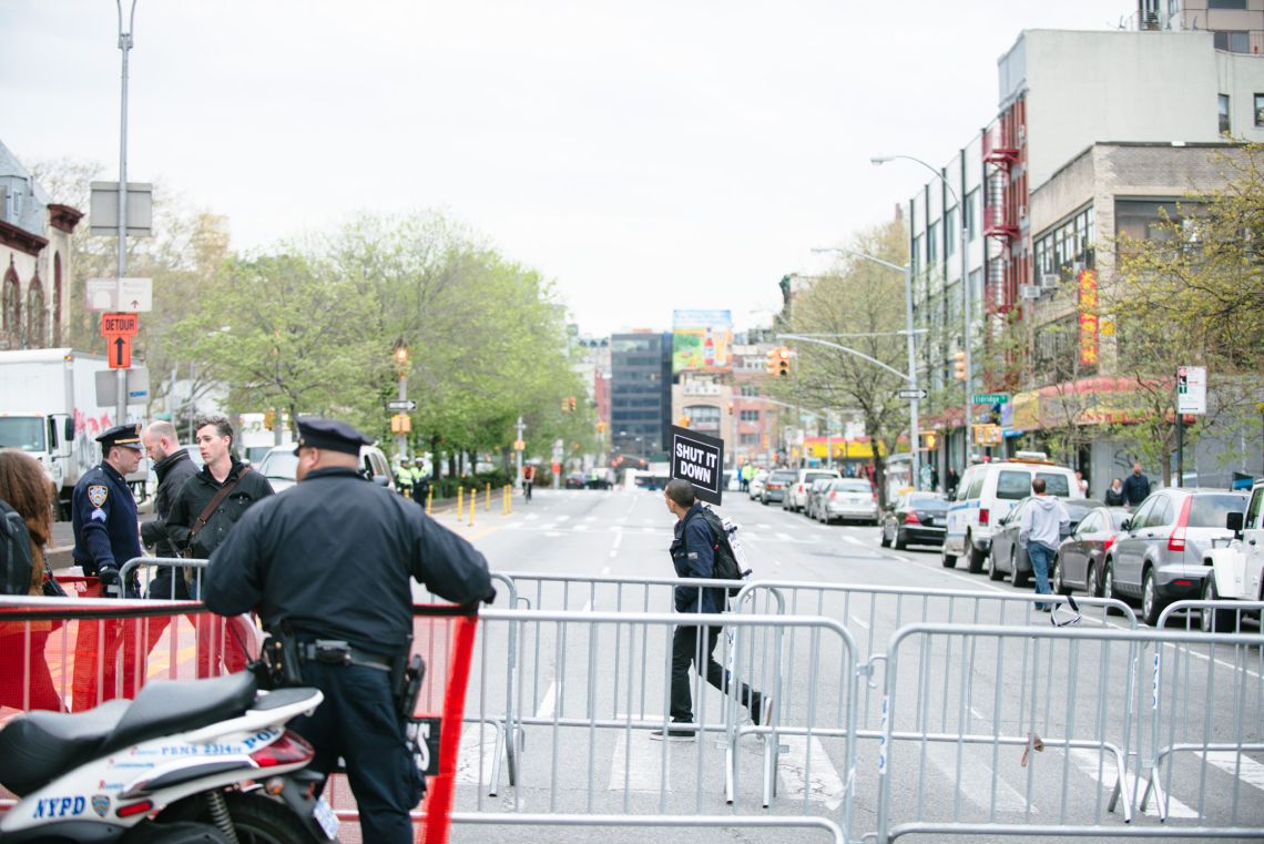 marchers at may day nyc 2015