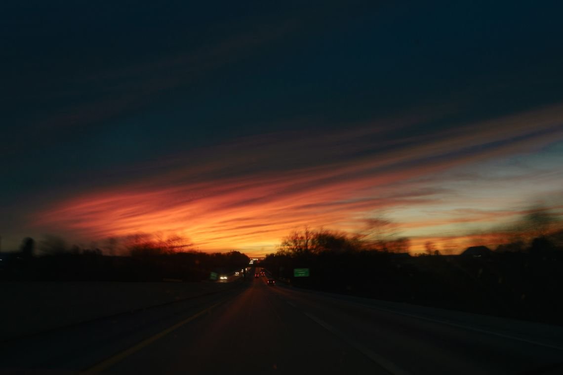 Sunset on i76 at 80mph