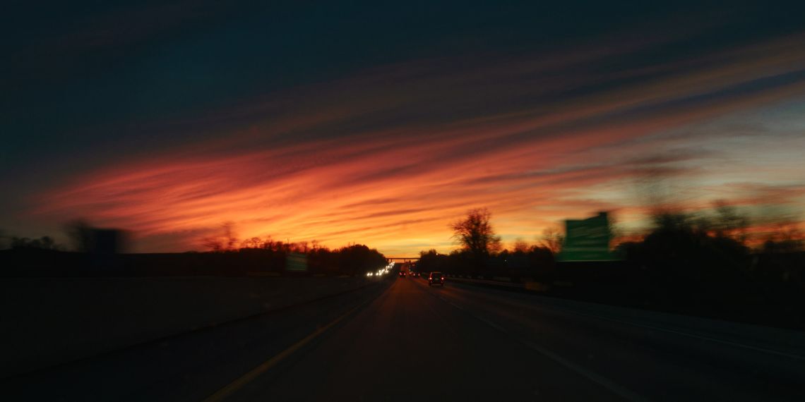 Sunset on i76 at 80mph
