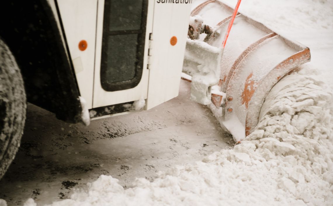Plow on Patchen Ave
