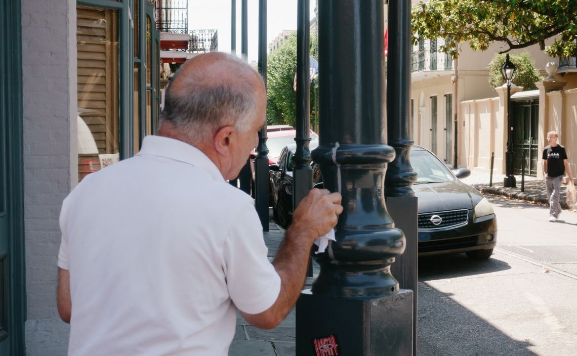 repair work in the French quarter