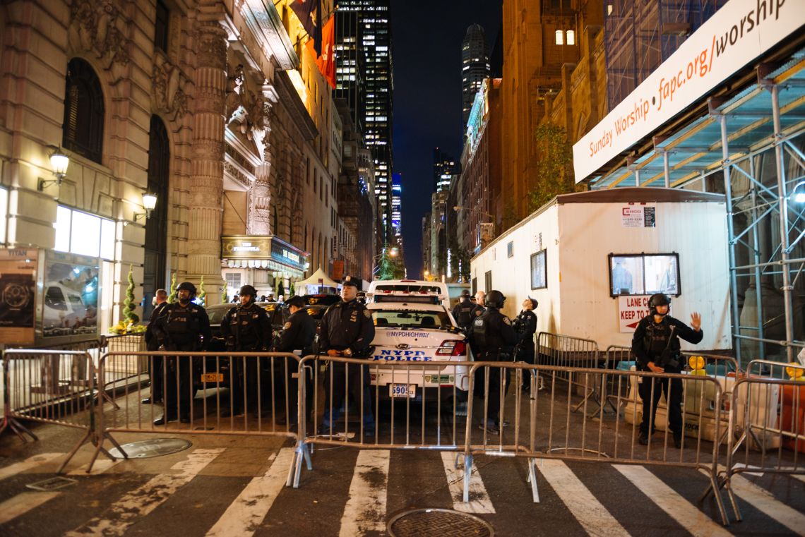 NYPD Counterterrorism was on the scene
