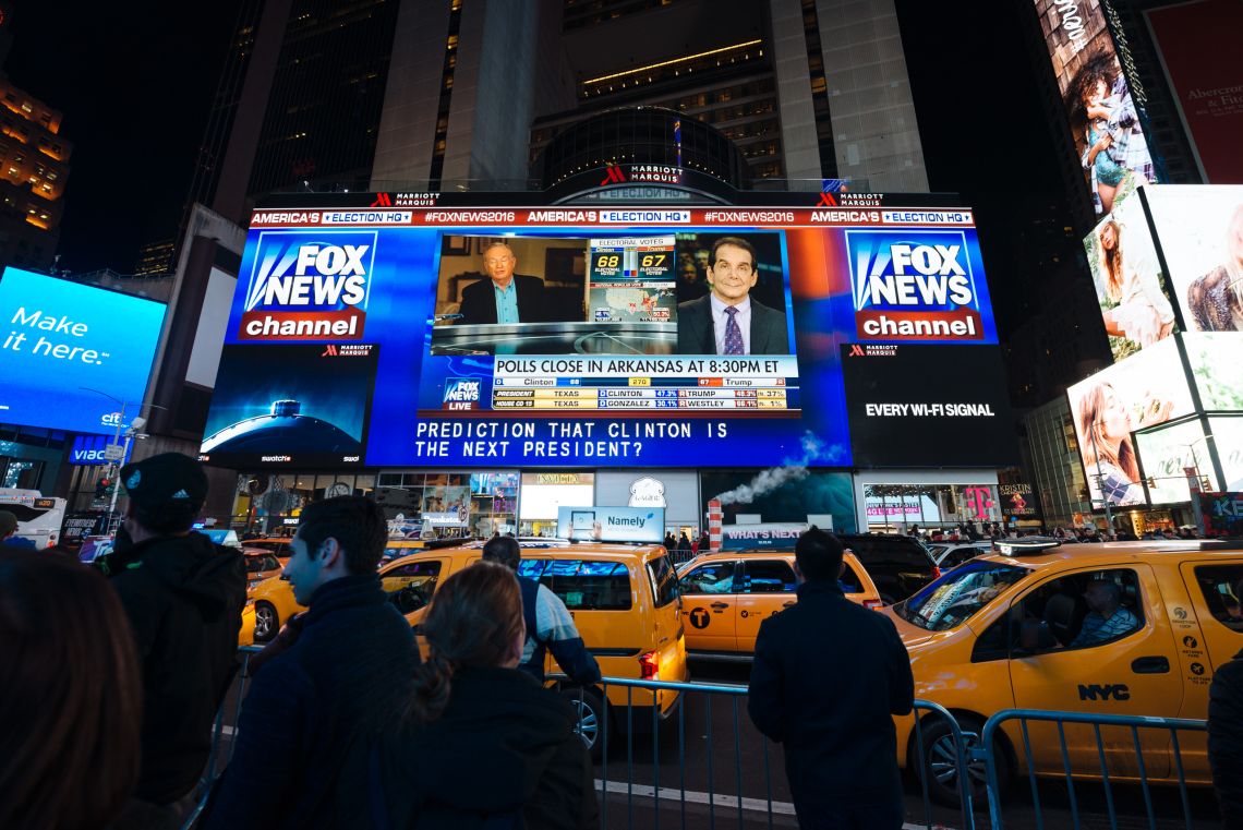 Bill O'Reilly predicting the outcome tonight.