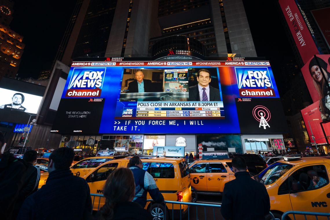 Bill O'Reilly predicting the outcome tonight.