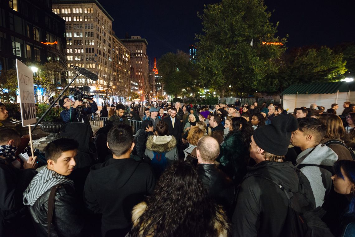Union Square, Election Aftermath