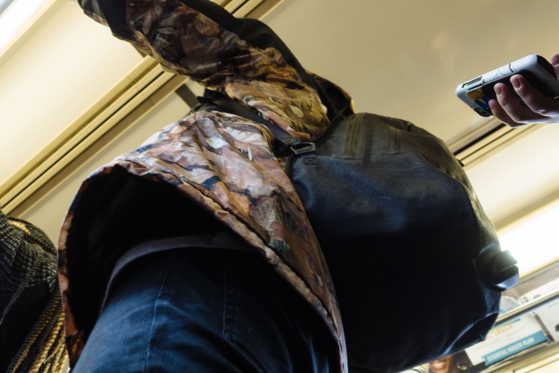 The camo jacket
