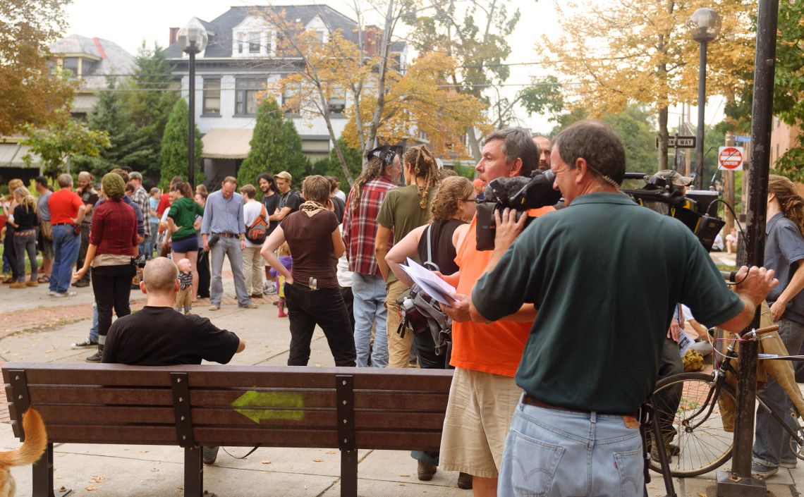g20 pittsburgh friendship park gathering people peaceful