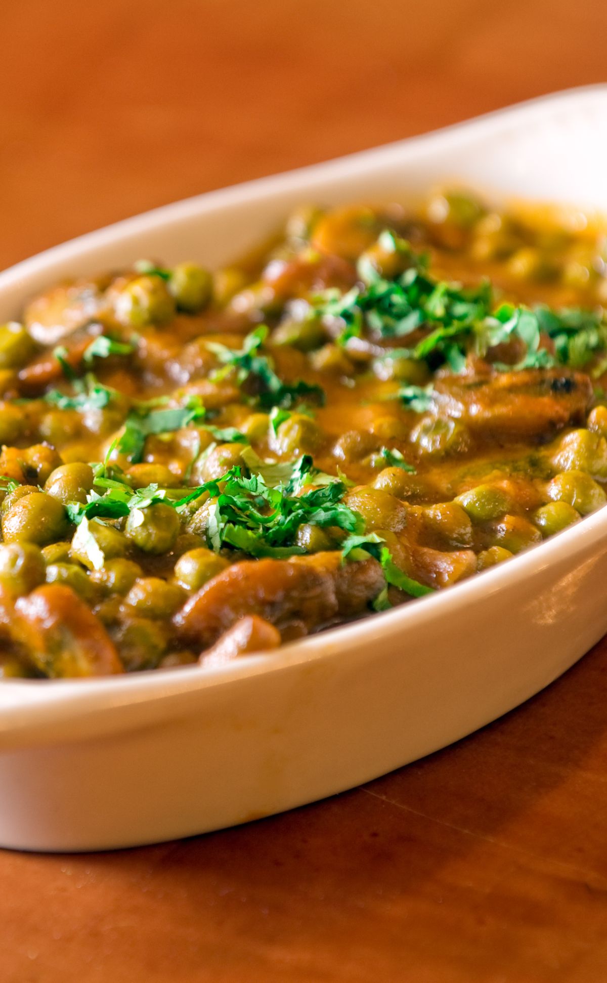 Green Peas with Kidney Beans at Saffron
