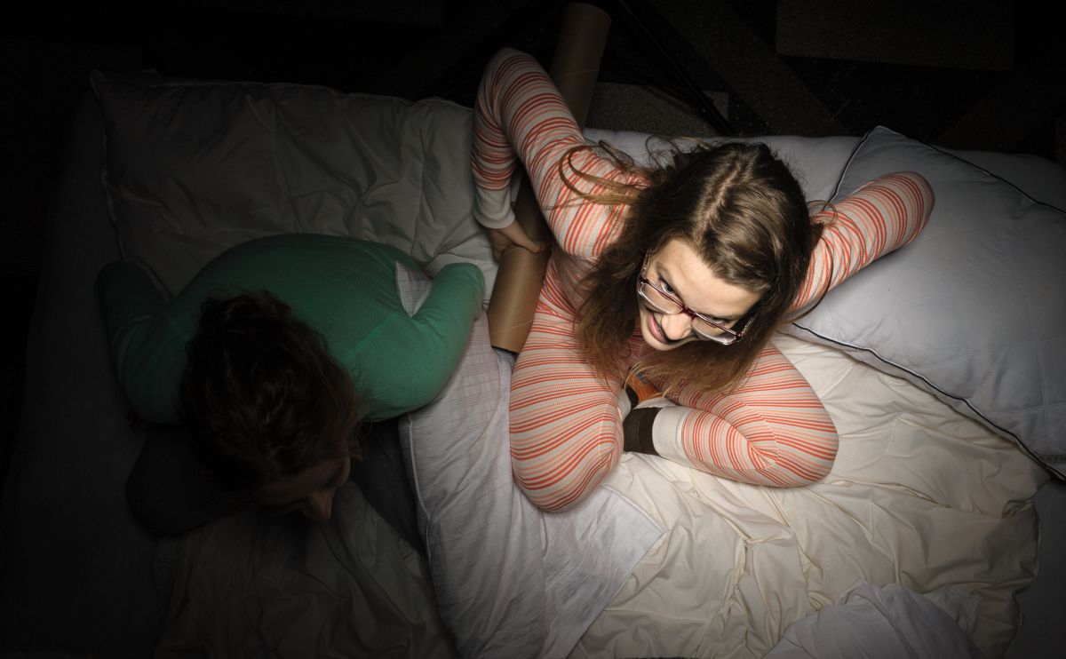 grown-up slumber party