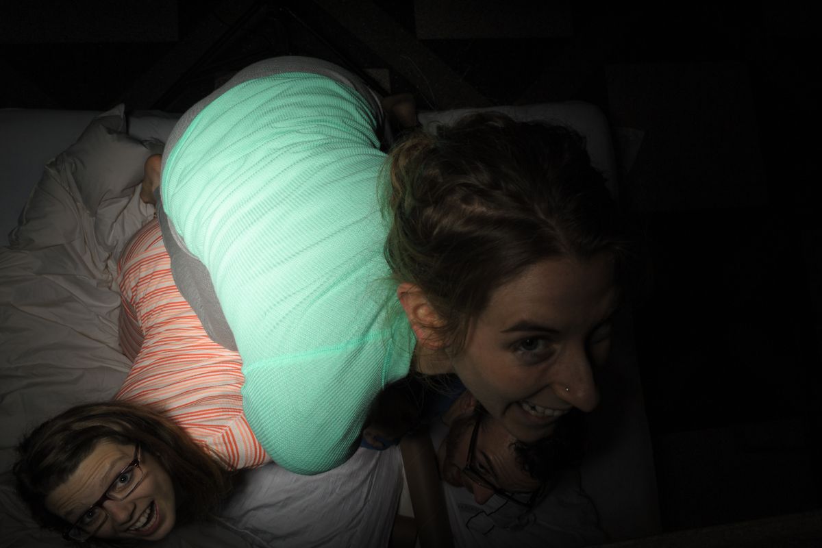grown-up slumber party