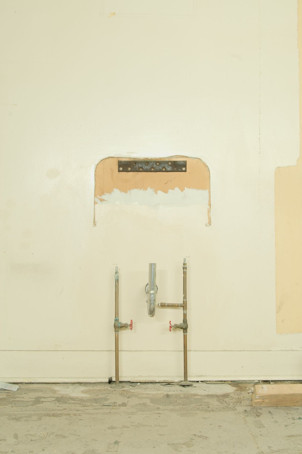 missing sink former dentist's office