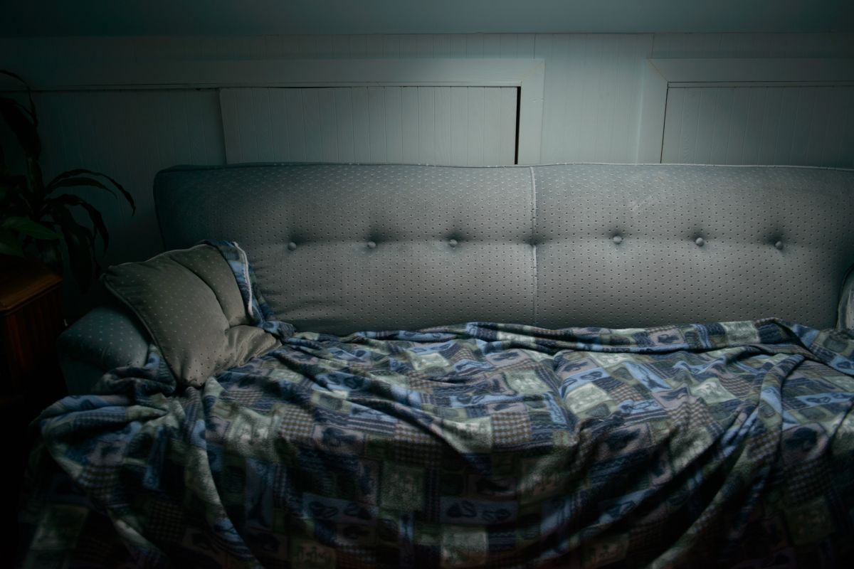 blue couch