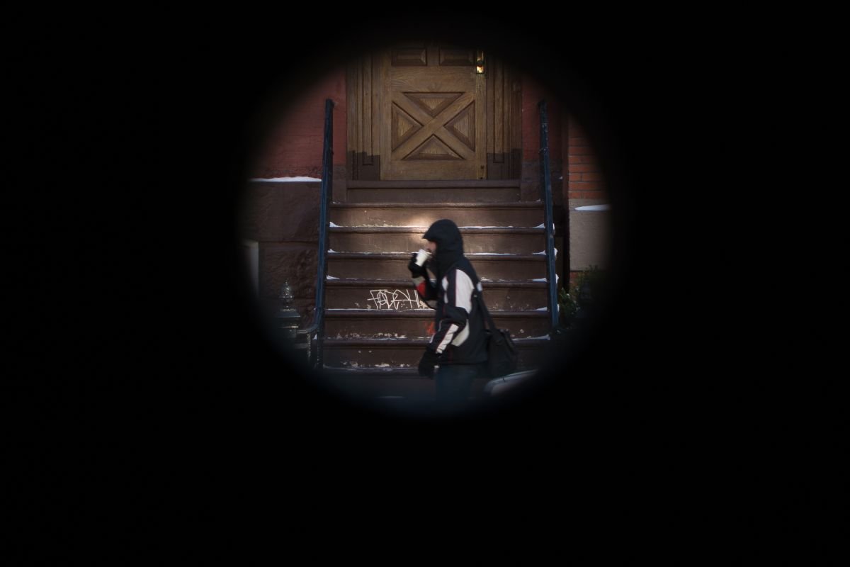 Pedestrian on Bedford Ave