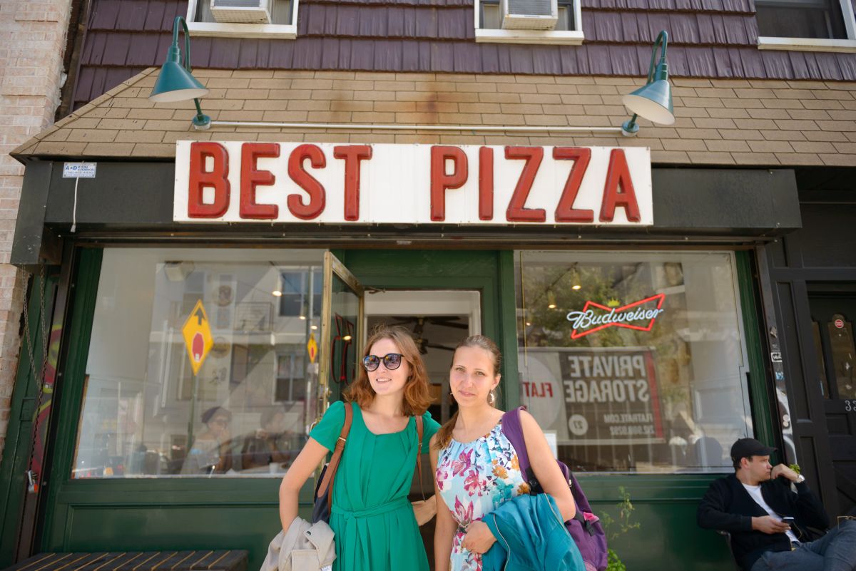 Outside Best Pizza