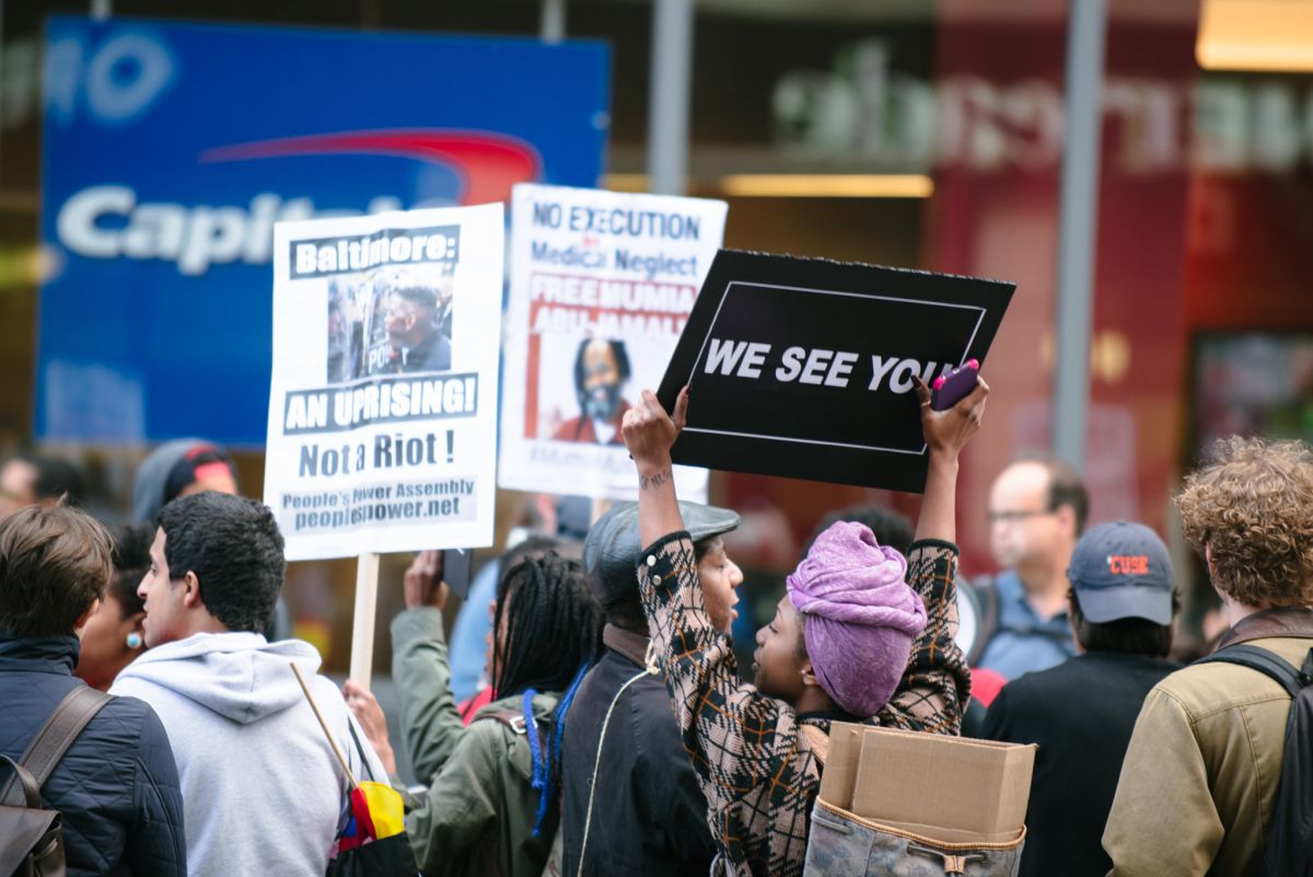 marchers at may day nyc 2015