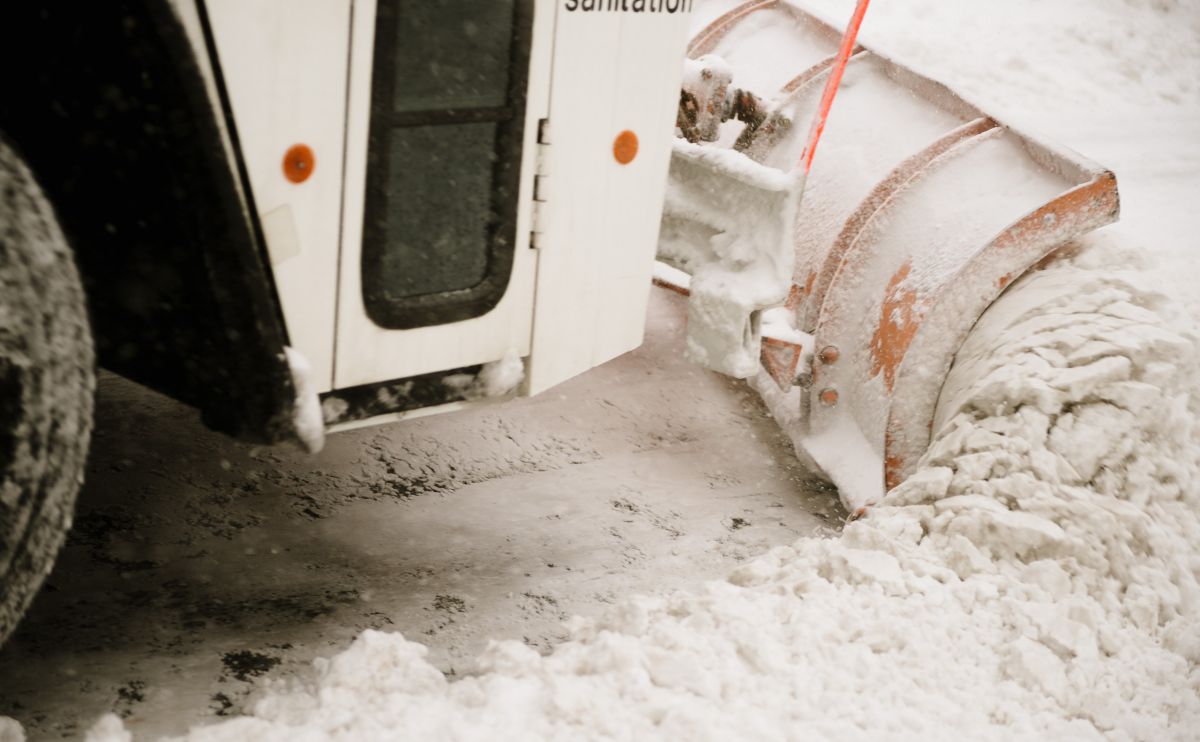 Plow on Patchen Ave