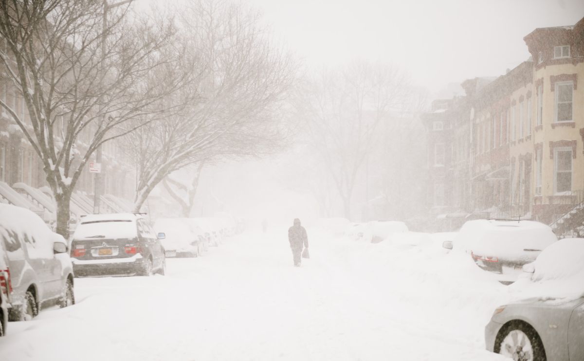 Pedestrian on Quincy Ave