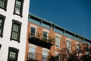 My old Bedford Penthouse balcony holds a multitude of plant life