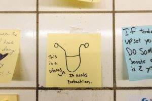 &quot;This is a uterus. It needs protection&quot;