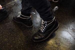 The Docs with white laces