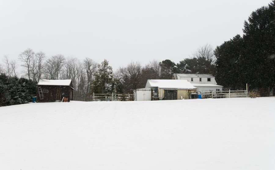 grandparents house in winter