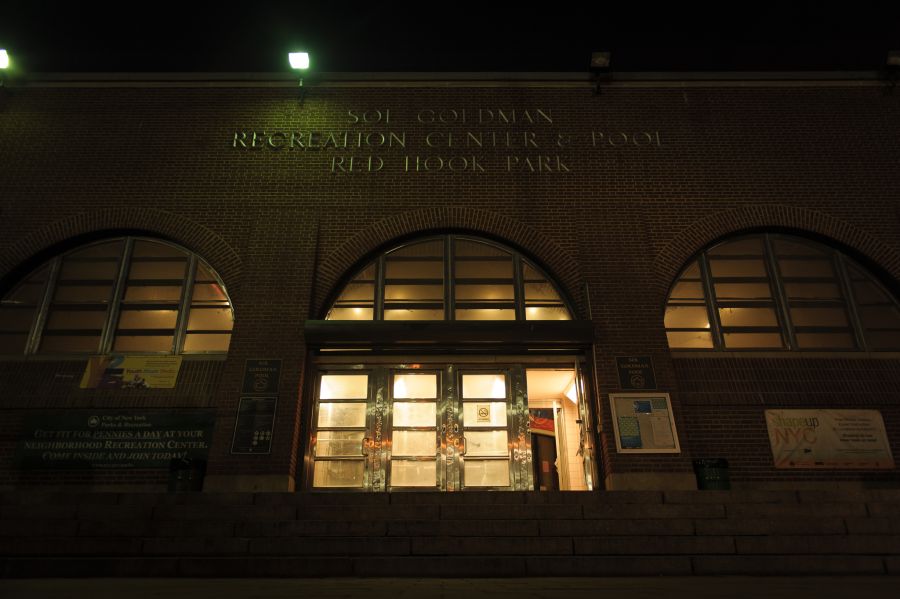 red hook pool doors