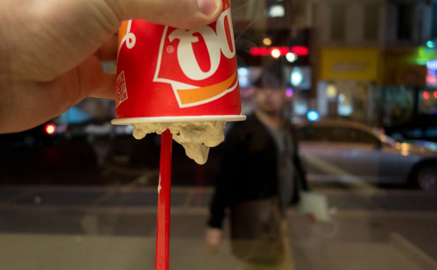 DairyQueen blizzard thickness test Manhattan